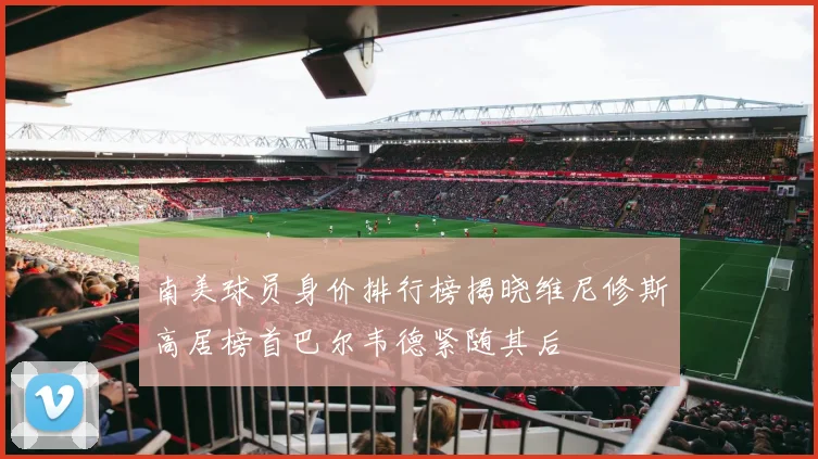 南美球员身价排行榜揭晓维尼修斯高居榜首巴尔韦德紧随其后
